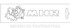 MALOSSI 339774 - Adhesivo Malossi MHR Blanco 16,6 cm
