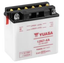 Yuasa 0607330Y - Batería Yuasa 12N7-4A Sin ácido