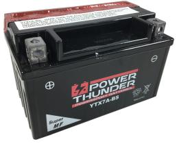 Power Thunder 0607941P - Batería Power Thunder CTX7A-BS Sin Mantenimiento