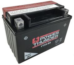 Power Thunder 0609921P - Batería Power Thunder CTX9-BS Sin Mantenimiento