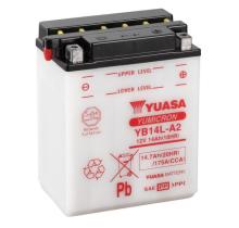 Yuasa 0614340Y - Batería Yuasa YB14L-A2 Sin ácido