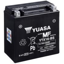 Yuasa 0616801Y - Batería Yuasa YTX16-BS Sin Mantenimiento