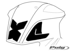 Puig 8433C - PROTECTOR DEPOSITO + LATERAL BMW F800R 09-17'' C/CA