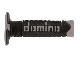 Domino A26041C5240 - Puños Domino DSH Off Road Negro - Gris Cerrados D 22 mm L 12