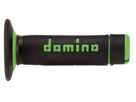 Domino A02041C4440 - Puños Domino Off-road Negro - Verde Cerrados D 22 mm L 118 m