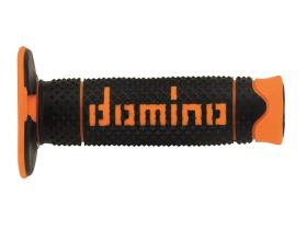 Domino A26041C4540 - Puños Domino DSH off-road Negro - Naranja Cerrados D 22 mm L