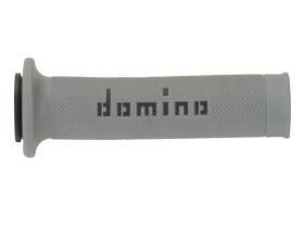 Domino A01041C4052 - Puños Domino On Road Gris - Negro Abiertos D 22 mm L 120-125