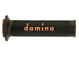 Domino A01041C4540 - Puños Domino On Road Negro - Naranja Abiertos D 22 mm L 120-