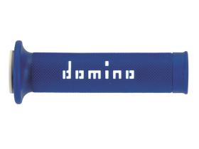 Domino A01041C4648 - Puños Domino On Road Azul - Blanco Abiertos D 22 mm L 120-12