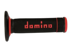 Domino A19041C4240 - Puños Domino Off Road X-Treme Negro - Rojo Cerrados D 22 mm