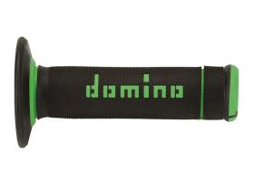 Domino A19041C4440 - Puños Domino Off Road X-Treme Negro - Verde Cerrados D 22 mm
