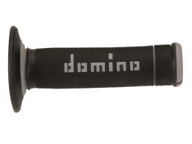 Domino A19041C5240 - Puños Domino Off Road X-Treme Negro - Gris Cerrados D 22 mm