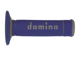 Domino A19041C5248 - Puños Domino Off Road X-Treme Azul - Gris Cerrados D 22 mm L