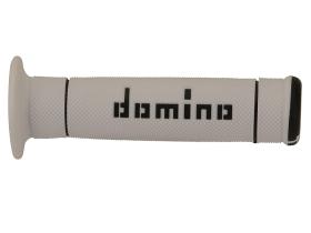 Domino A24041C4046 - Puños Domino Trial Blanco - Negro Cerrados D 22 mm L 125 mm
