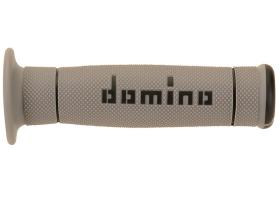 Domino A24041C4052 - Puños Domino Trial Gris - Negro Cerrados D 22 mm L 125 mm