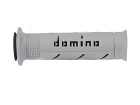 Domino A25041C4052 - Puños Domino XM2 Super Soft Gris/Negro Abiertos D 22 mm L 12