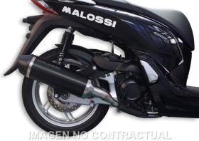 MALOSSI 3217117 - Escape Malossi RX Black Honda SH 300