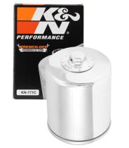 K&N FKN171C - Filtro Aceite K&N Cromado Harley Davidson