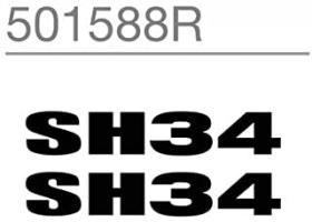SHAD 501588R - RE.CJT. ADHESIVOS SH34