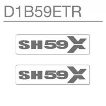 SHAD D1B59ETR - CJTO ADHESIVOS SH59X