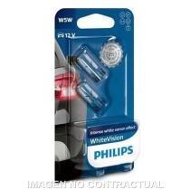 Philips 2012961BV - Lámpara Philips Todo Cristal W5W White Vision 12V 5W