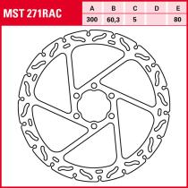 TRW MST271RAC - Disco de freno TRW MST 271 RAC