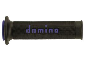 Domino A01041C4840 - Puños Domino On Road Negro - Azul Abiertos D 22 mm L 120-125