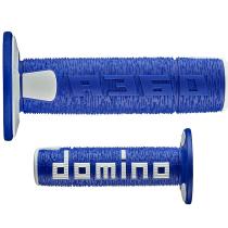 Domino A36041C4846 - Puños Domino Off Road RPS Azul - Blanco Abiertos D 22 mm L 1