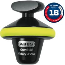 ABUS A56336 - GRANIT Victory X-Plus 68 yellow half Bloqueo de disco GRANIT