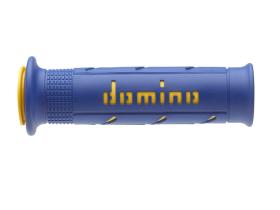 Domino A25041C4748 - Puños Domino XM2 Super soft Azul / amarillo Abiertos D 22 mm