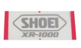 SHOEI 090100STSLV - RECAMBIO SHOEI LOGO POSTERIOR XR-1000 GRIS PLATA
