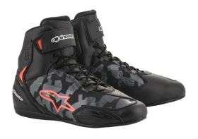 ALPINESTARS 251021990039 - FASTER-3 SHOES - BK GRY CAM RD F 9 (42)