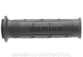 Domino A25041C4072 - Puños Domino Firm Negro Antracita Abierto D 22 mm L 125mm