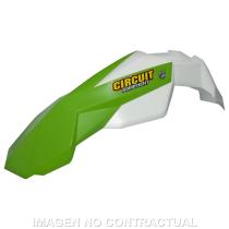CIRCUIT EQUIPMENT PF004227 - Guardabarros Delantero Circuit Stealth Blanco/Verde