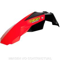 CIRCUIT EQUIPMENT PF004011 - Guardabarros Delantero Circuit Stealth Rojo Fluo