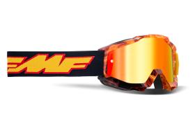 FMF F5003700005 - FMF POWERBOMB GOGGLE SPARK - MIRROR RED