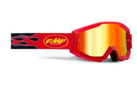 FMF F5005100008 - FMF POWERCORE GOGGLE FLAME RED - MIRROR RED