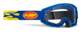 FMF F5005000007 - FMF POWERCORE GOGGLE FLAME NAVY - CLEAR LENS