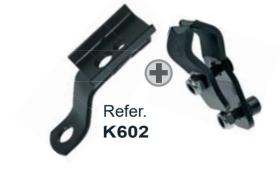 ARTAGO K602 - Soporte universal antirrobo pinza tornillo + tubo